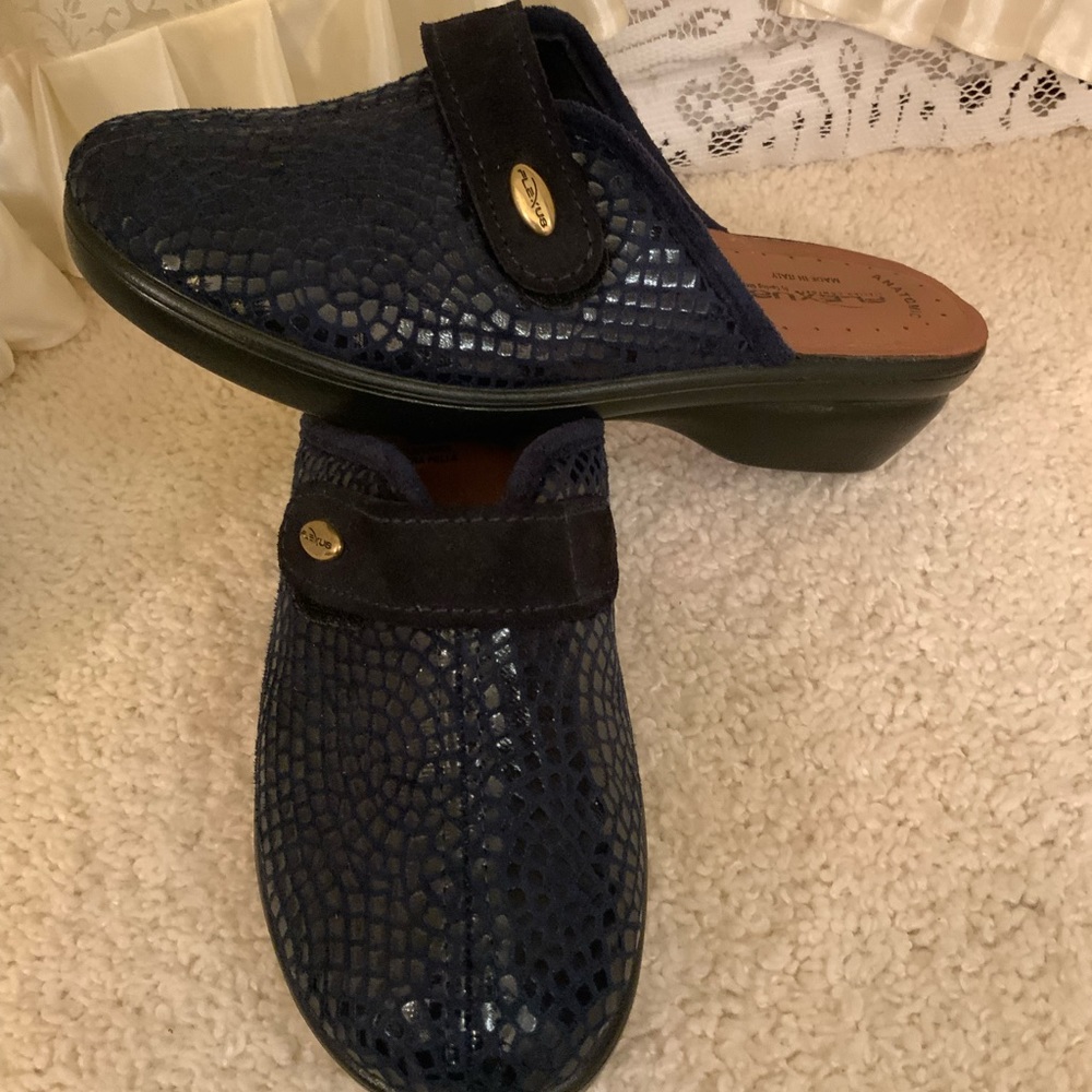 FLEXUS SPRING STEP MERULA MULES MADE IN ITALY LEATHER mules
